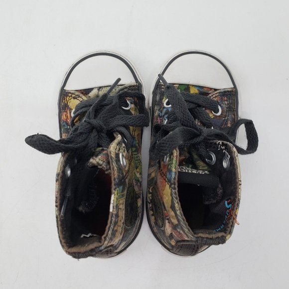 Justice League DC Comics Chuck Taylor All Stars Sneakers for Baby Infant Size 5 - Picture 7 of 10